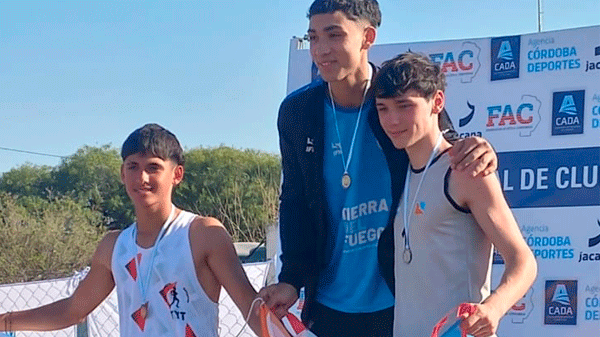 Atletismo: medalla de bronce para Jordan Ardaya en el Nacional U16