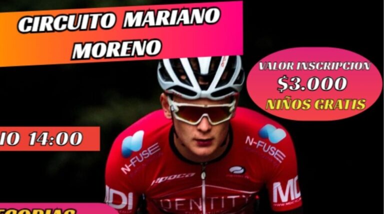 Carlos Velázquez, integrante de la organización 2º fecha, Ciclismo de Ruta, Parque Mariano Moreno