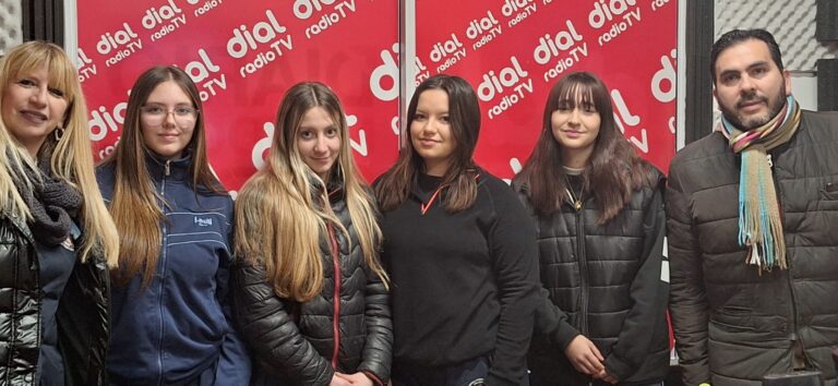 Abril Becerra, Rocío Aguilera, Agostina Ureta y Martín García de la Escuela Normal en #JustoATiempo