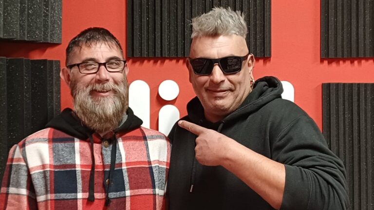 Jorge Yañez y Pablo Contini, integrantes de la Banda «Skabch»