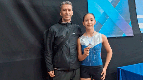 Dana González Bulos se consagró subcampeona argentina de Trampolín