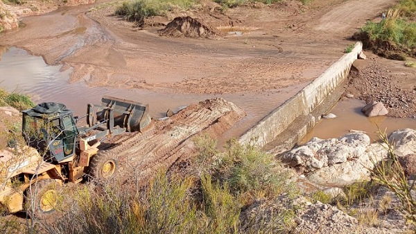 Nuevamente interrumpido el camino del Cañón del Atuel