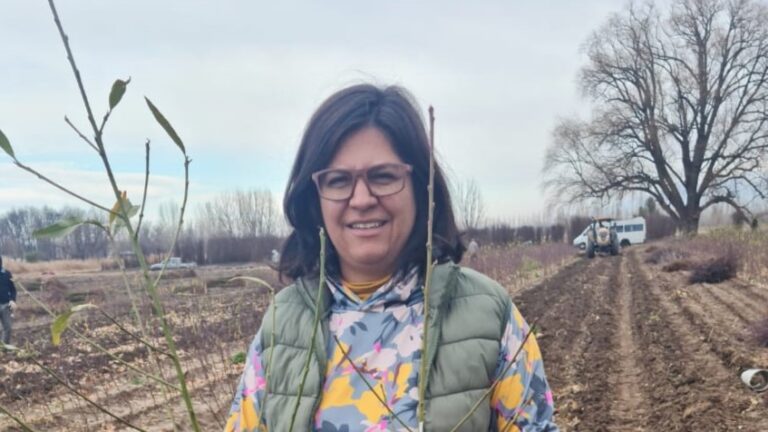 Belén Bobadilla, productora de nueces, presidenta de la Asociación de Frutos Secos de Mendoza