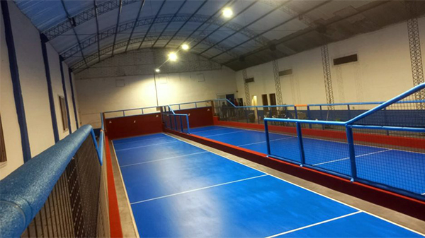 Inauguran las nuevas canchas sintéticas de bochas en Real del Padre