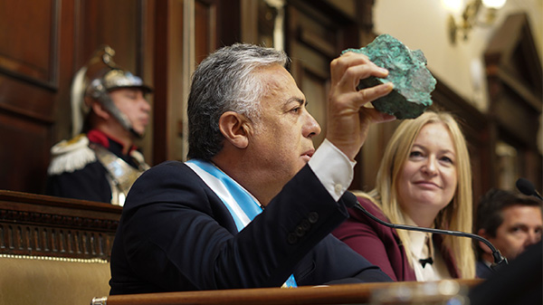 El gobernador dijo que “la minería traerá progreso a Mendoza”