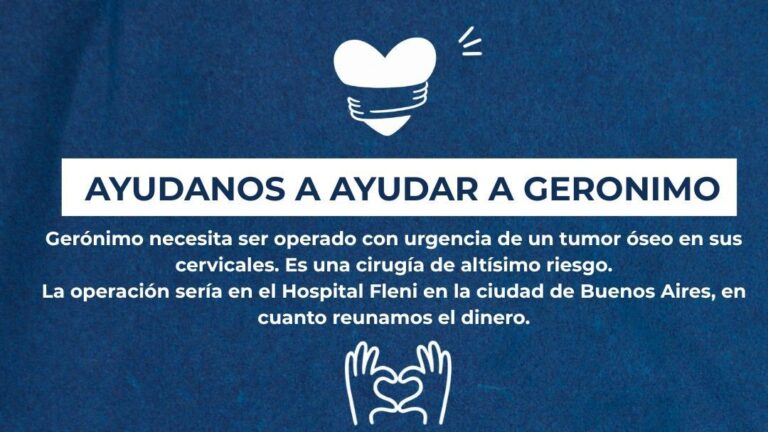 Victoria García, campaña «Ayudanos a ayudar a Gerónimo»