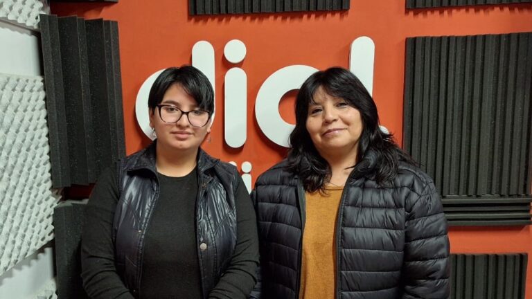 Giuliana Roco y Mary Vilte de la Asociación trabajadoras casas particulares