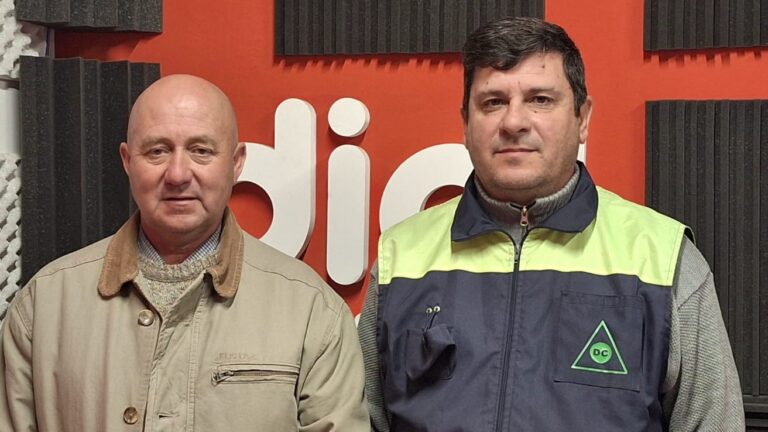 Hugo Crescitelli y Alberto Flores, integrantes de Defensa Civil y Protección San Rafael