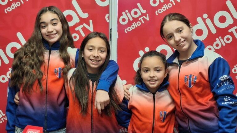 Martina Antolin, Ana Ponce, Constanza Peral y Catalina Escudero, patinadores del Sportivo Pedal Club