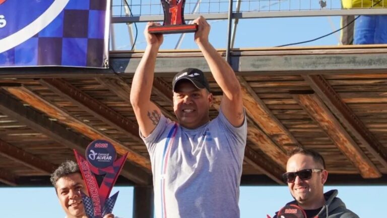 Ángel «Lito» Rubio , ganador en la Fórmula 1100 de Tradicionales en General Alvear, 4º fecha