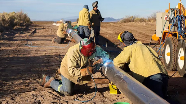 La obra del gasoducto podría estar finalizada en marzo del 2026