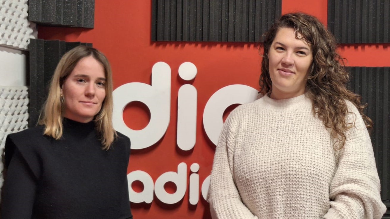 Lula Villegas y Julia Labiano, integrantes de la organización de la 2° edición de FUSIONA