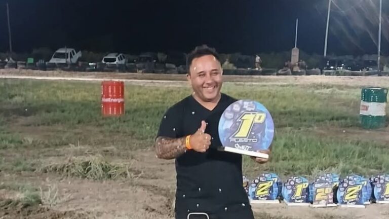 Martín «Chucky» Garrido, piloto de Speedway de Catriel