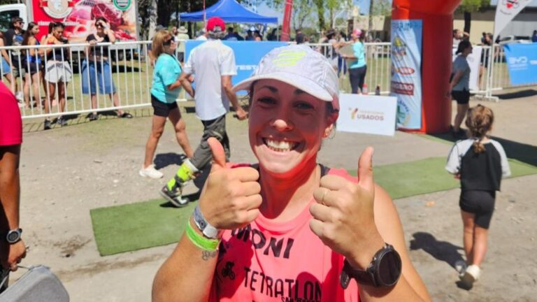 Mónica Rugoso, atleta sanrafaelina, presente en la 17° Edición de Pentatuel San Rafael