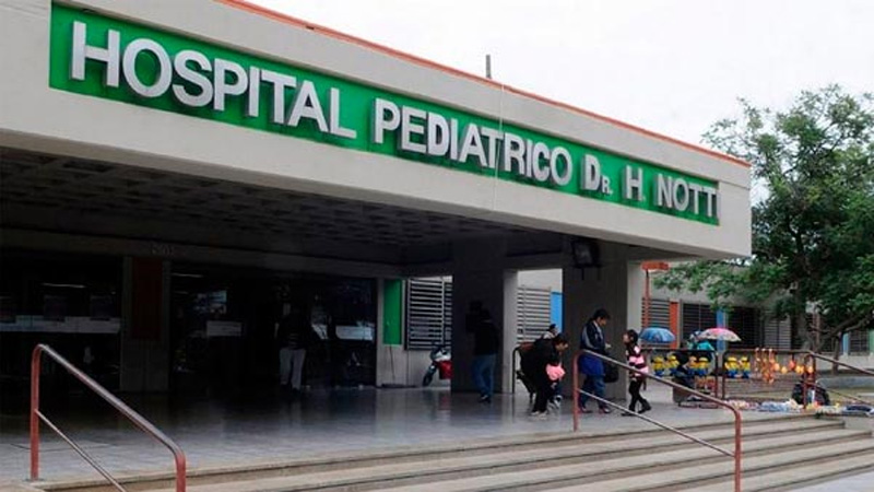 Un caso de maltrato infantil se destapó en el Hospital Notti