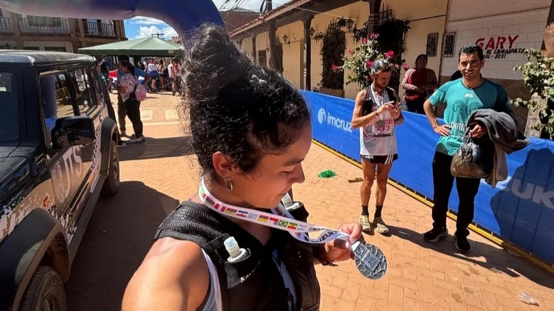 Brenda Muñoz es subcampeona Sudamericana de Trail