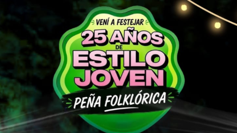 Estilo Joven festeja sus 25 años con una peña folklórica a pura música