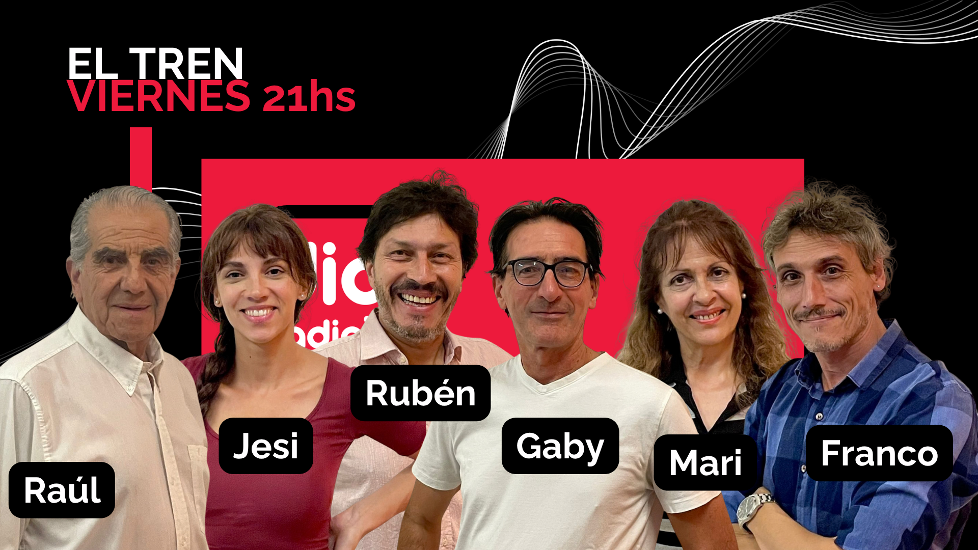 Reviví el programa de este viernes de #ElTren y estreno de su serie policial 100% local