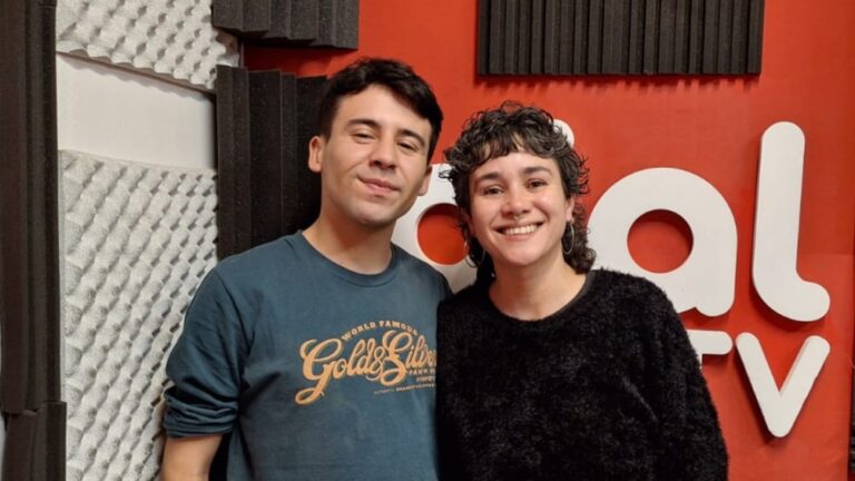 #KilómetroCero Uriel Alcaya y Cecilia Olivera, parte de la organización de la Marcha de la Bronca