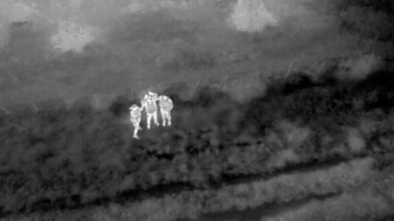 Con un dron localizaron a un sujeto acusado de violencia de género