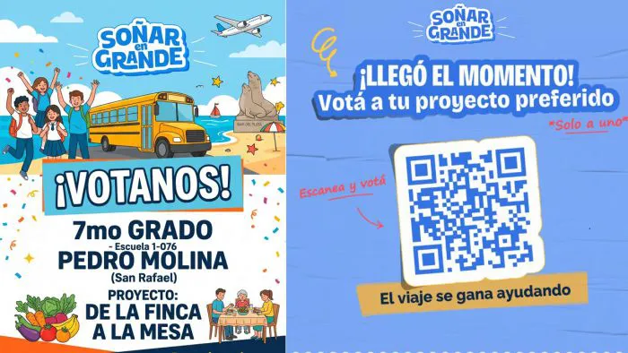 #VaDeNuevo Mariela Quiles, docente de la Escuela 1-076 Pedro Molina. Concurso «Soñar en grande» y su participación actual entre las 12 mejores de entre 700 escuelas.