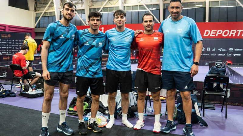 Argentina se metió en semifinales del Panamericano de Tenis de Mesa